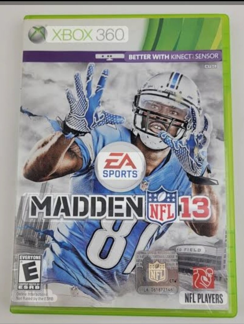 NFL Madden 13 Xbox 360 - Blue and Green